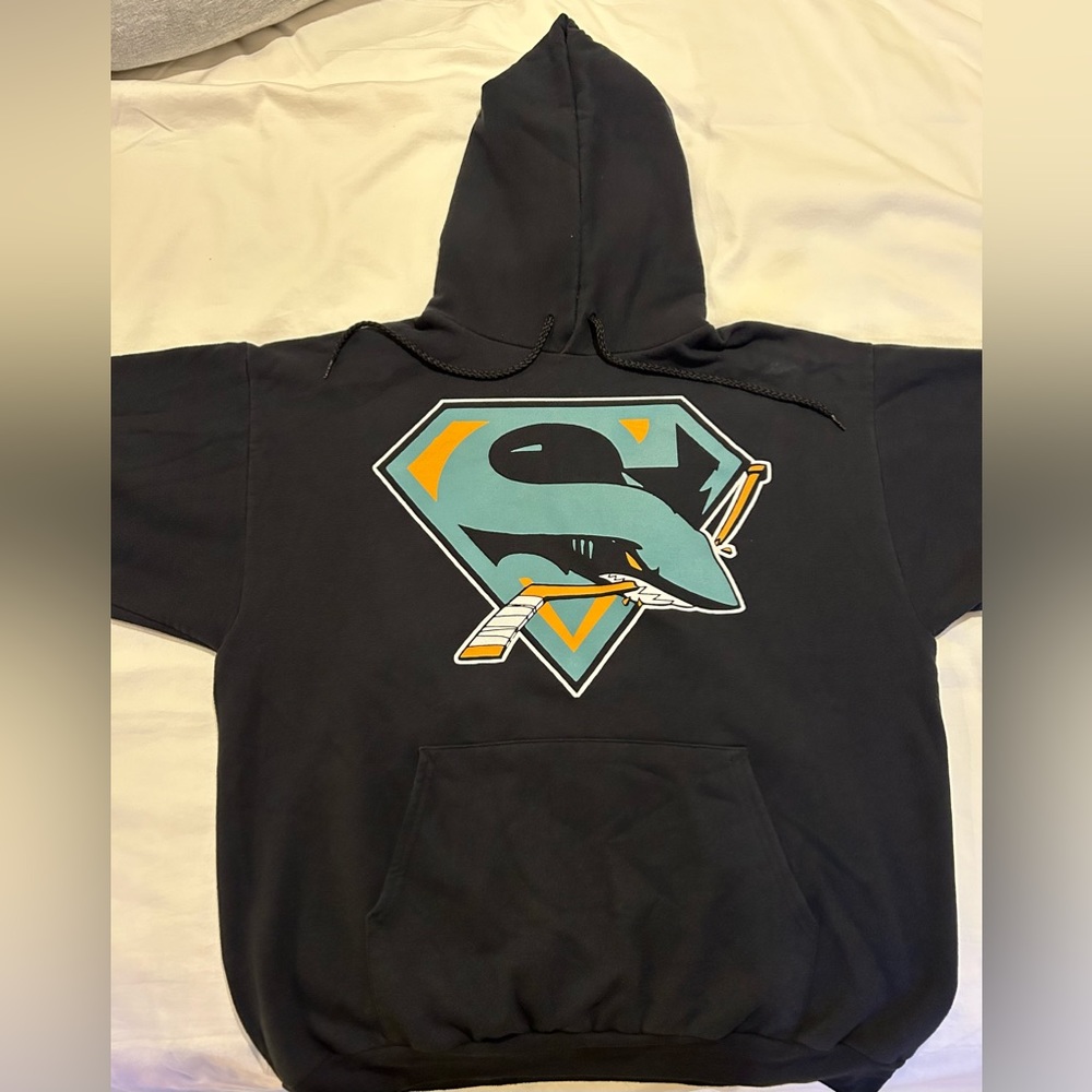 San Jose Sharks x Superman hoodie